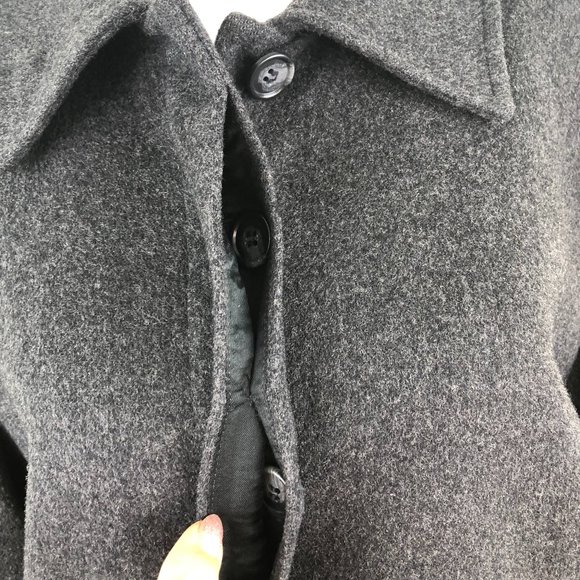 L.L. Bean Gray Cozy Wool/Cashmere Blend Blazer Jacket Academia Casual Luxury - Picture 7 of 11